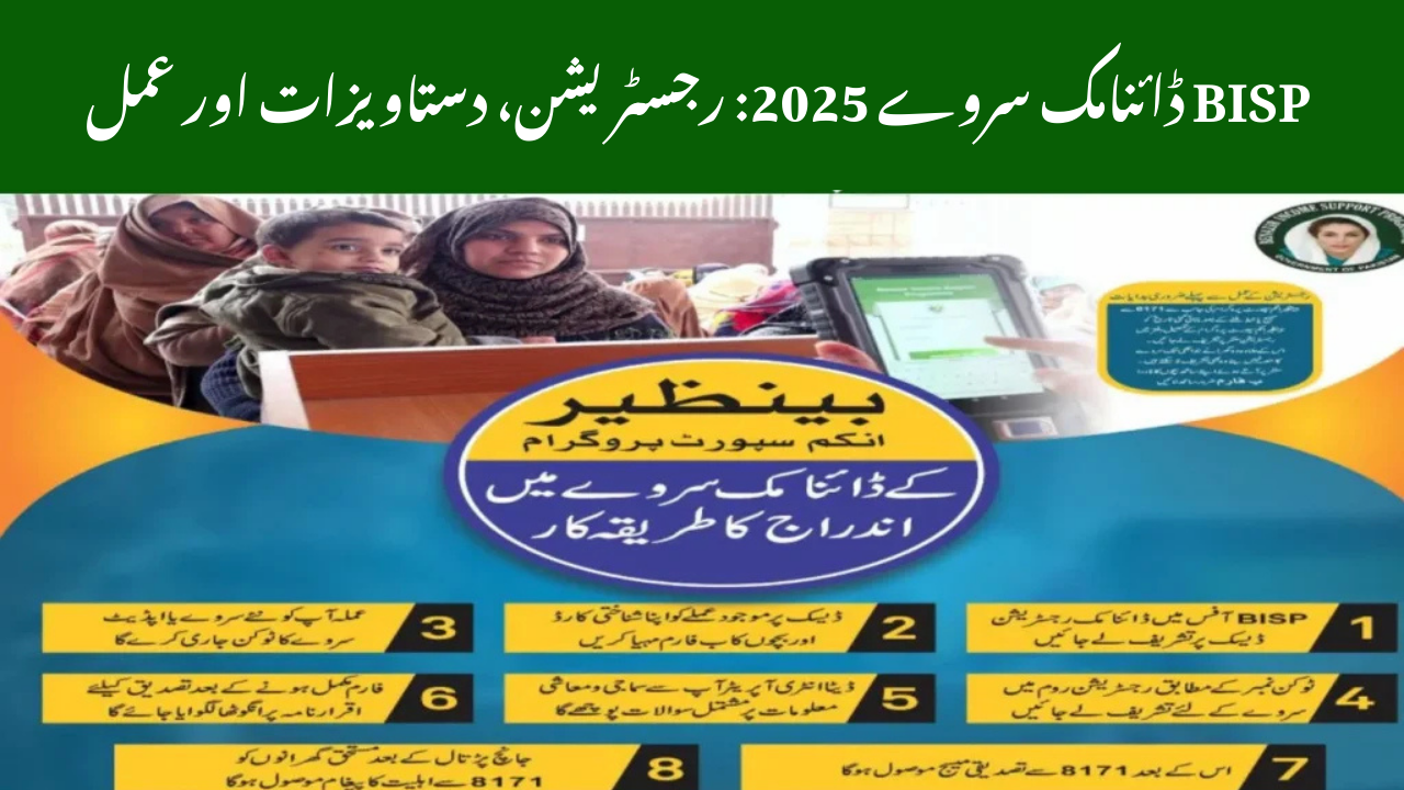 BISP Dynamic Survey 2025: Registration, Documents &amp; Process