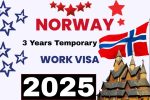 Norway 3 Years Temporary Work Visa 2025